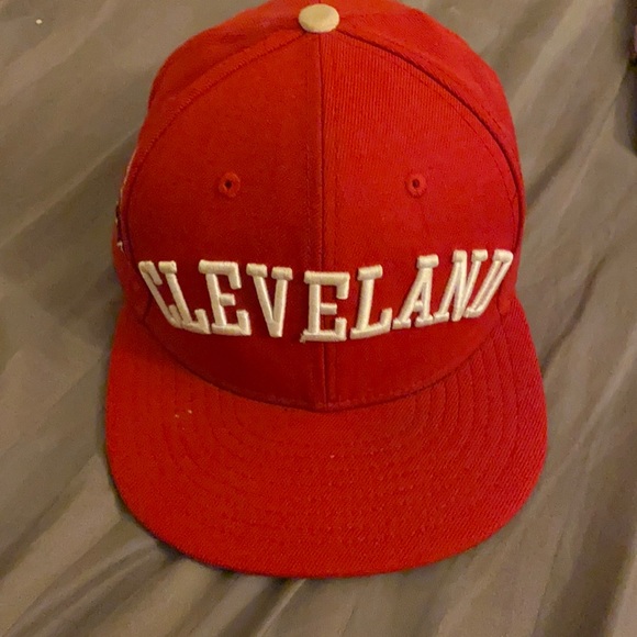 Cleveland Indians fitted hat size 8 - Picture 1 of 3